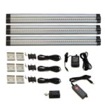 Lightkiwi T1228 12 Inch Warm White Modular LED Under Cabinet Lighting – Premium Kit (3 Panels)
