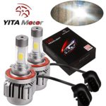 YITAMOTOR H13 9008 LED Headlight Conversion Kit 4 Side COB Dual Beam High Low Kit 120W 12000LM Super White 6000K Fog Light Led