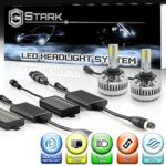 Stark 90W 9000LM LED Headlight Conversion Kit – Cool White 6000K 6K – Low Beam / Fog Light Bulbs – 9006 / HB4