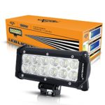 Auxbeam 7″ 36W LED Work Light Bar 3600LM CREE 60 Degree Flood Beam for Jeep Off-road SUV Truck Car ATVs 4×4 4WD Boat