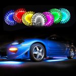 Zone Tech 7-Color LED Underbody Car Glow System – Premium Quality Neon Lights Kit with Sound Active Function and Wireless Remote Controller