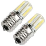 Kakanuo E17 LED Bulb Microwave Oven Light Dimmable 4 Watt Warm White 3000K 72X3014SMD AC110-130V (Pack of 2)