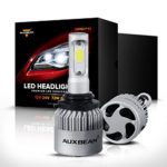 Auxbeam F-S2 Series 9006 Headlight Conversion Kits with 2 Pcs of Headlight Bulbs 72W 8000LM Bridgelux COB Chips Fog Light