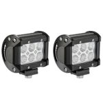 LED Light Bar, Northpole Light [2 Pack] 18W CREE Flood LED Pods LED Work Lights Driving Fog Lights for Off-road, Truck, Car, ATV, SUV, Jeep