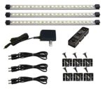 Under Cabinet Lighting LED | Deluxe Kit – 3 Light Panels 3000 Kelvin | Warm White ( Inline Dimmer Optional see B00405DEEU ) | Inspired LED