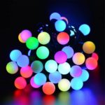 LED Ball String Lights, OFTEN® 5M 50 LEDs Waterproof Globe Starry Fairy String Lights for Outdoor Indoor Garden Yard Home Christmas Holiday Wedding Club Party Halloween(Multi-Color Flash Changing)