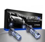 OPT7 H3 CREE LED DRL Fog Light Bulbs – 5000K Bright White- Plug-n-Play (Pack of 2)