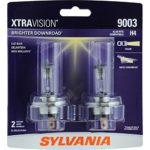 SYLVANIA 9003 (also fits H4) XtraVision Halogen Headlight Bulb, (Contains 2 Bulbs)