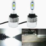 Alla Lighting New CSP Xtremely Bright LED Headlight Bulbs w/ High Power 8000Lm 6000K White Lamps (9006 HB4)