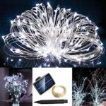 Solarmks TS-1150 Solar String Lights 150 Led White Starry String Lights Copper Wire