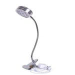 7W LED Grow Lamp Clip Desk Lamps Clamp Flexible Neck 360 Degree For Hydroponic Indoor Plants