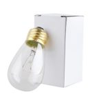 Commercial Grade S14 Replacement Bulbs 1 Piece, Satu Brown 11 Watt E26 Base Warm White Lighting