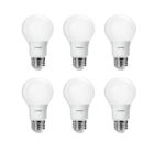 Philips 459024 60W Equivalent A19 LED Soft White Light Bulb, 6-Pack