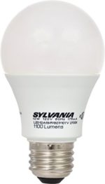 SYLVANIA, 75W Equivalent, LED Light Bulb, A19 Lamp, 1 Pack, Daylight, Energy Saving & Long Life, Medium Base, Efficient 12W, 5000K