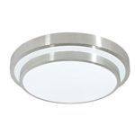 GLW 12W 10 inch 6000K Ceiling Light Cool White Round Flush Mount Lighting Ceilinglight for Kitchen Bedroom Dining Room 1000LM 100W Halogen Bulb Equivalent