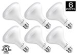 HyperSelect LED BR30 10W (65W Equivalent) Non-Dimmable, 4000K (Daylight Glow) Wide Flood Light Bulb, 120° Beam Angle, 640 Lumens, Medium Screw Base (E26), UL-Listed (Pack of 6)