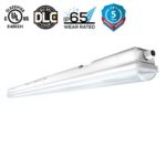Hyperikon Vapor LED Fixture, 70W (150W Equivalent), 6500 lumen, 5000K (Crystal White Glow), Clear Cover, Waterproof, IP65, 120° Beam Angle, 120-277v, Instant On, UL and DLC Certified