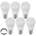 LEDMO (6 Pack) E26 7W LED Bulbs, 60W Incandescent Bulbs Equivalent, White 6000k, 630LM, LED Light Bulbs