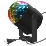 Mini LED Dream Magic Ball Colorful Crystal Stage Light, Costech Flexible 360 Degree Automatic Rotating Strobe Bulb Multi Color Lamp for Show,KTV,Party,Wedding,Club,Disco,Theater
