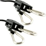 Apollo Horticulture GLRP18 Pair of 1/8″ Adjustable Grow Light Rope Hanger w/ Improved Metal Internal Gears