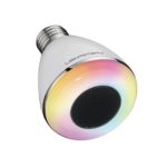 LIGHTSTORY Bluetooth Light Bulb, E26 Base 8W 6500K Color Changing Smart Light Bulb Speaker, Wireless Dimmable LED Bulb