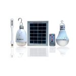 SMADZ SL21A 4 in 1 LED Lamp Kits – Solar Lamp x 12 LEDs / Water Lamp x 18 LEDs -Dimmable Function with an infrared remote control-Solar Barn / Camping / Emergency Light