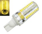 GRV T10 72-3014 SMD 921 194 Wedge High Power LED Bulb Silicone Crystal Bulb AC/DC 12-24V 3W Pack of 6 (Warm White)