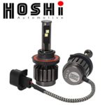 HOSHI H13 LED Headlights 9008 bulb – 6K 6000k 30W Bright White headlight at 8,000 Lm, JAPANESE INTERNAL PARTS,