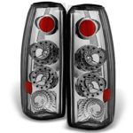 Chevy C/K 1500 Models & C10 GMC Sierra Yukon Pickup Truck LED Chrome Tail Light Relacement Pair Set