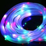 100LED 40FT Colorful Solar Rope Light Waterproof Outdoor Rope Lights, Portable, LED String Light with Light Sensor, Ideal for Wedding, Party, Decorations, Gardens, Lawn, Patio Sogrand Solar Light