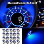 Partsam 20x Bright Blue T10 wedge 194 168 Instrument Speedometer Gauge Cluster LED Dash Light Bulb for Chrysler Sebring
