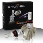 BROVIEW S5 9004/HB1 High Power LED Dual beam Headlight Conversion kit,8000 LM Bulb Kit – (2pcs/set)-2 Yr Warranty