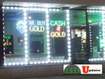 40ft Super bright storefront LED light pure white 5630 injection module with UL 12v AC Power package