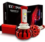 ECCPP LED Headlight Bulbs Conversion Kit High Power Bright- H11 (H8, H9) – 80W – 9600Lm 6K Cool White CREE – 3 Yr Warranty