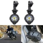 2 Pcs 40W LED Auxiliary Lamp 6000K Super Bright Fog Driving Light Kits Led Lighting Bulbs DRL For Motorcycle BMW K1600 R1200G