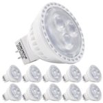 10 Pack #35W Equivalent# 3W MR11 GU4 LED Light Bulb, AC/DC 12V LED Spotlight, 2700K Soft White, 200Lm, 30° Beam Angle, Track Lighting, Recessed Light, Non-Dimmable, 2 YEARS WARRANTY, Pack of 2