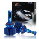 Vplus A Series LED Headlight Bulbs w/Clear Arc-Beam Conversion Kit -9007 HB5 90W 8,400LM 6500K White Seoul w/No Fan Headlamp Adjustable Light Pattern LED Replace HID&Halogen -2 Yr Warranty(2pcs/set)