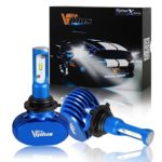 Vplus X Series LED Headlight Bulbs w/ Clear Arc-Beam Kit – 9006 HB4 72W 8,000LM 6500K White Seoul w/ No Fan All in One Headlamp LED Conversion Replace HID & Halogen – 2 Yr Warranty – (2pcs/set)