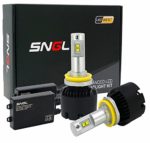 SNGL Super Bright LED Headlight Conversion Kit – Adjustable-Beam Bulbs – H11 ( H8,H9 ) – 110w 12,400Lm – 6000K Bright White – 2 Yr Warranty