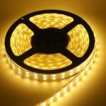 16.4ft 5m Waterproof Flexible 300leds Color Warm White Smd5050 LED Light Strip Kit with 12v Power Supply Ideal for Gardens, Homes, Kitchen, Under Cabinet, Aquariums, Cars, Bar, DIY Party Decoration Lighting – Mood Light