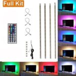 Topled Light LED TV USB Backlight Light Kit，Computer RGB LED Light Strip Mini Kit, Multicolor RGB LED Tape bias Lighting Strip Kit With Remote Controller(USB Backlight Kit)