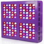 AROCCOM 600W LED Grow Lights for Veg and Flower – Full Spectrum Indoor Plant Growing Lights Panel Hanging Light for Hydroponic Garden and Greenhouse