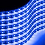 Zone Tech 30cm Flexible Waterproof Blue Light Strips – 8-Pack LED Car Flexible Waterproof Blue Light Strips