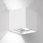 Maphissus 7W LED Wall Sconce Lighting Lamp Wall Lights IP65 Waterproof LED Adjustable Beam Angle Design Lighting 2700K Warm White (White)