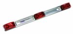 Wesbar 401567 Waterproof LED Light Bar with 3 Red Lights