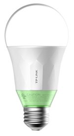 TP-Link Smart LED Light Bulb, Wi-Fi, A19, Dimmable White, 60W Equivalent, Works with Amazon Alexa, 1-Pack (LB110)