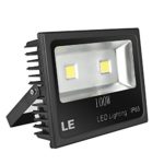 LE 100W Super Bright Outdoor LED Flood Lights, 250W HPS Bulb Equivalent, Waterproof IP65, 10150lm, Daylight White, 6000K, Security Lights, Floodlight, 5 Years Warrenty