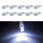 Indicators,LandFox 10PCS T10 Car White LED 194 168 SMD W5W Wedge Side light Bulb lamp 12V DC