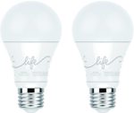 GE Lighting 44928 C by GE C-Life LED Light Bulb, 2-Pack