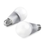 (Pack of 2, Daylight) Sunthin 7W E26 12V A19 LED Bulb Light, 600lm, 60 Watt Incandescent Bulbs Replacement, Solar Powered LED Bulbs, Off Grid LED Bulbs